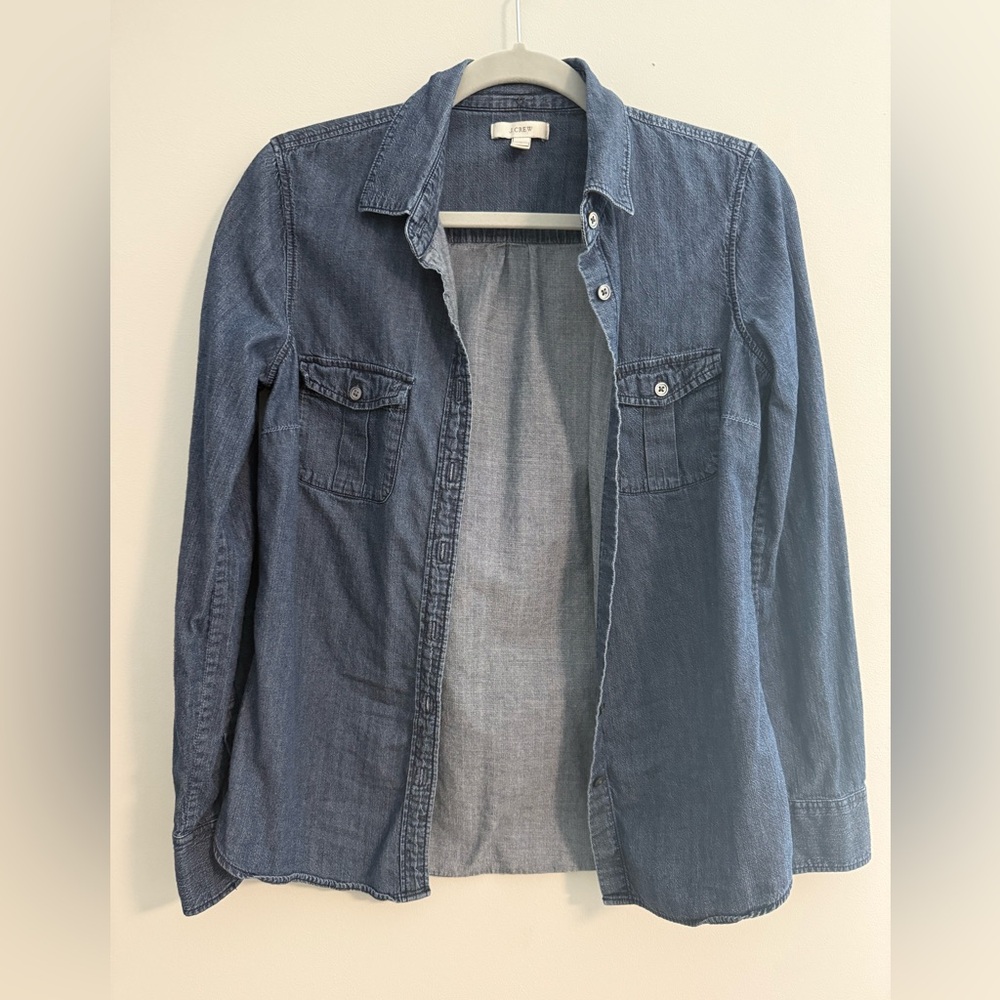 J. Crew Blue Denim Shirt